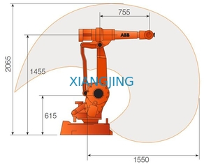 6つの軸線の産業作業ロボットが付いているロボティックIRB 2400のロボット腕を磨く使用されたABB