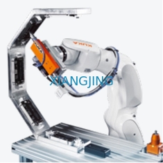 6軸線はロボットを扱うためにKUKA Agilus KR 4のR600ロボット腕を使用した