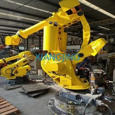 制御キャビネットが付いているFannuc R-2000ic/210F産業使用されたFanucのロボットは吊り下げ式を教える