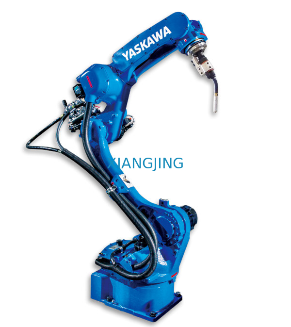 強力なYASKAWAの工業用ロボット6の軸線のロボット腕のアーク溶接のロボットのための溶接機およびミグ溶接のトーチ