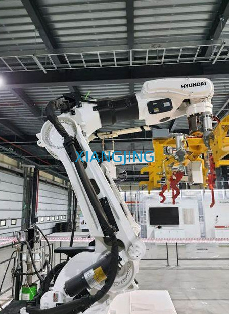 ヒュンダイのパッキングのロボットHP160は中国のブランドのグリッパーによってロボティック160KGペイロードおよび3128範囲を武装させる